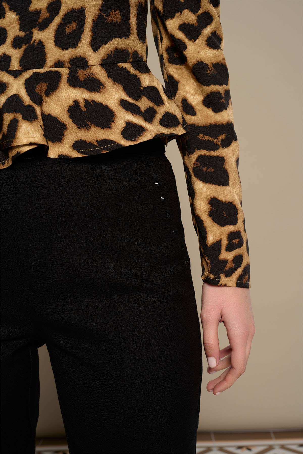 Noir PANTALON VALERIA en vente sur Faire2