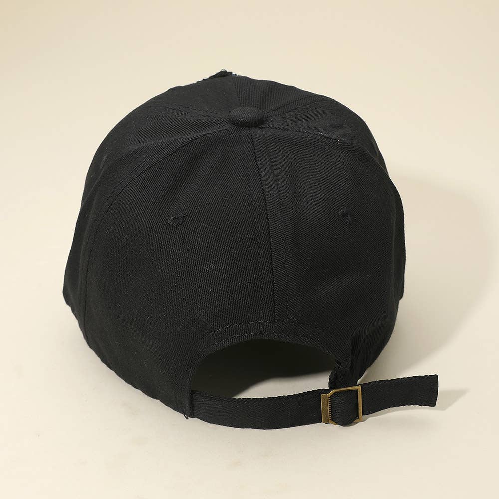 Sensibling Corp. - Wholesale Baseball Cap - Women's - Bling Studded Cross Glam Baseball Cap2