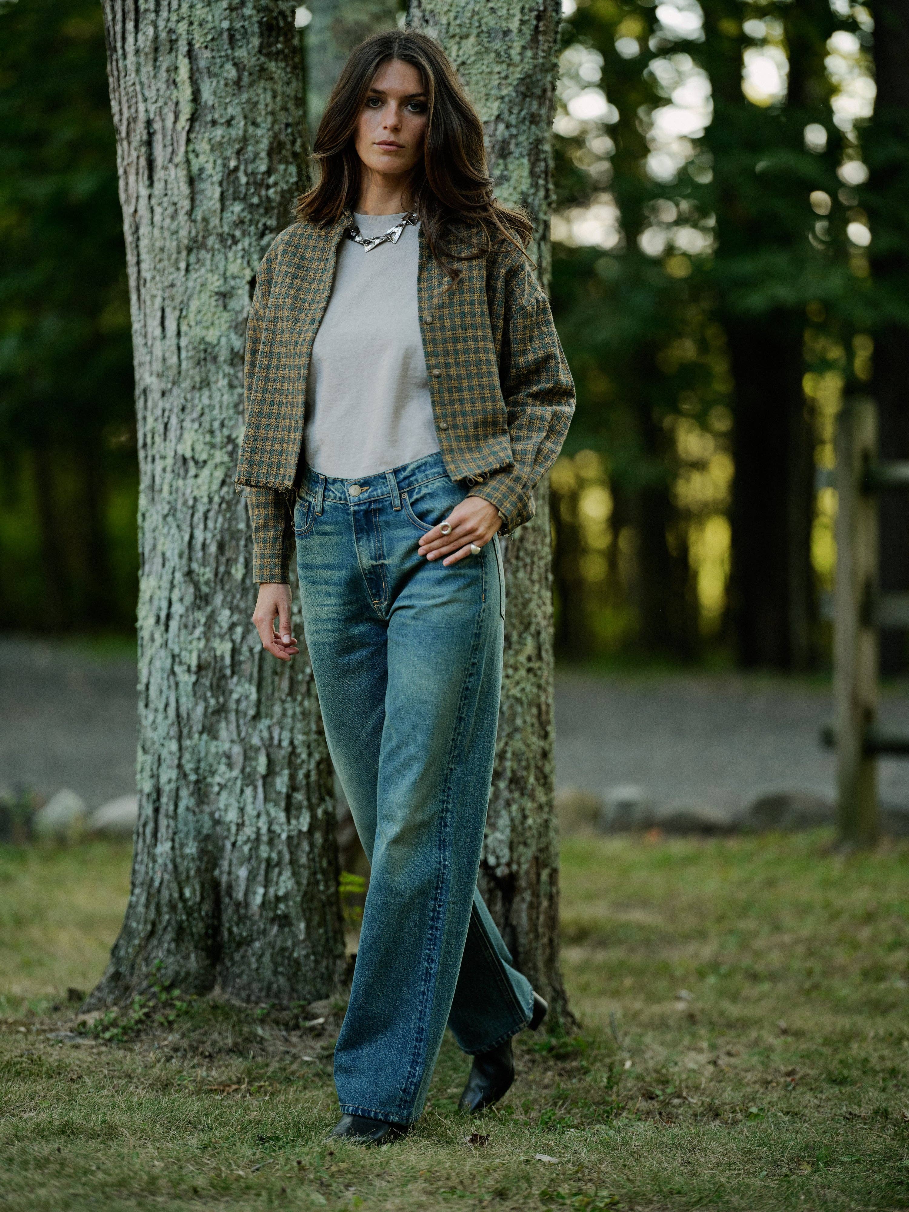 Garrison Vintage Women’s Aiden Jean in Japanese Denim for wholesale on Faire2