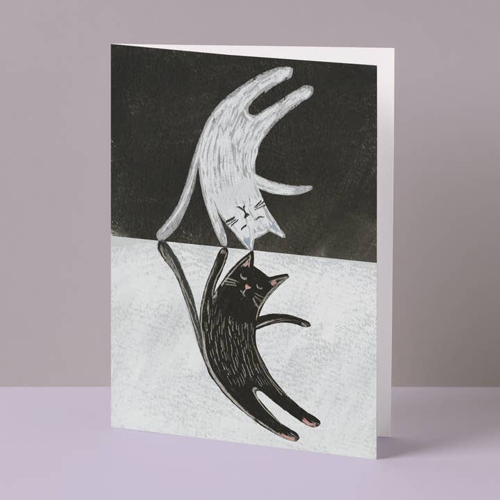 Opurr-sites Hilma Kitty Cat Card for wholesale by Niaski - Feline Fine Art (USA DUTIES PAID)