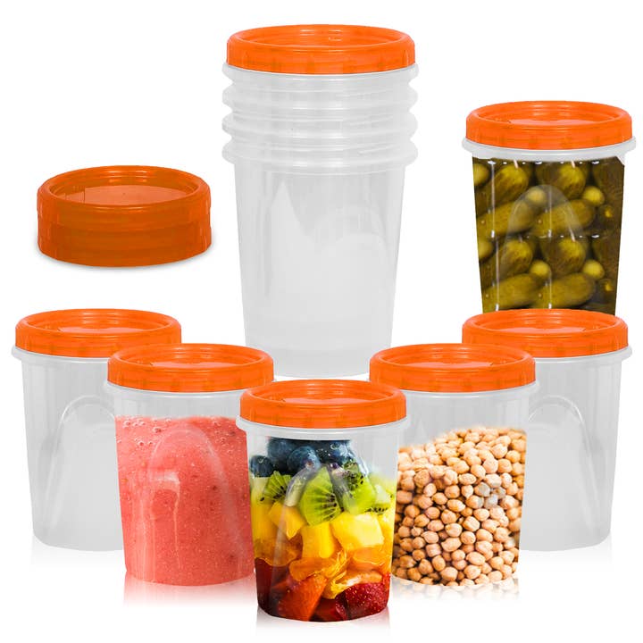 Plastic Containers with Twist On Lids Airtight 32 Oz 12 Pack and other Purchase Wholesale 32 oz plastic containers with lids. Free Returns & Net 60 Terms on Faire trending on Faire.