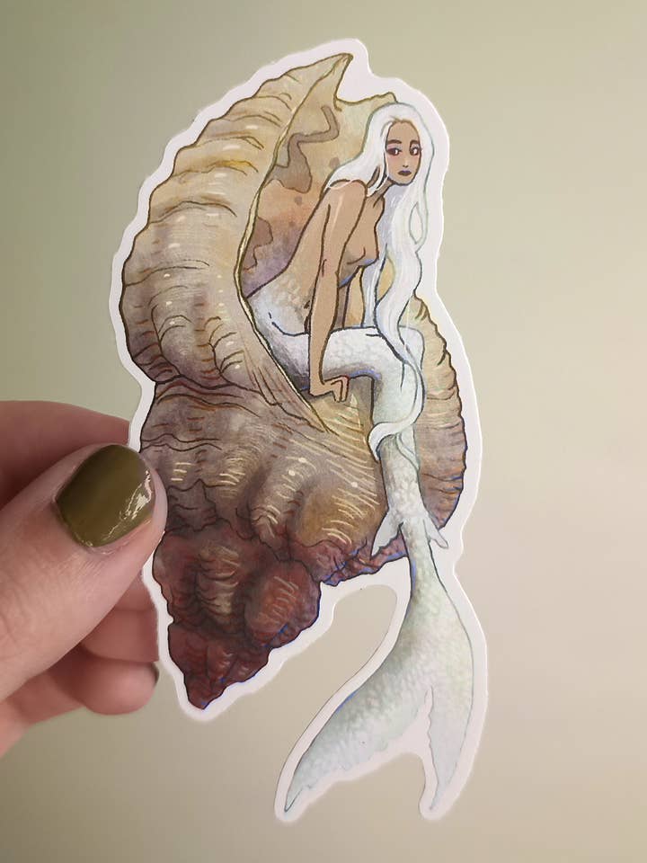 Tiny Mermaid Sticker for wholesale by Ondine