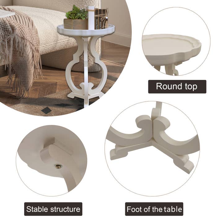 Paris Loft Inc - Wholesale Side Table - French Country Side Table for Living Room Bedroom3