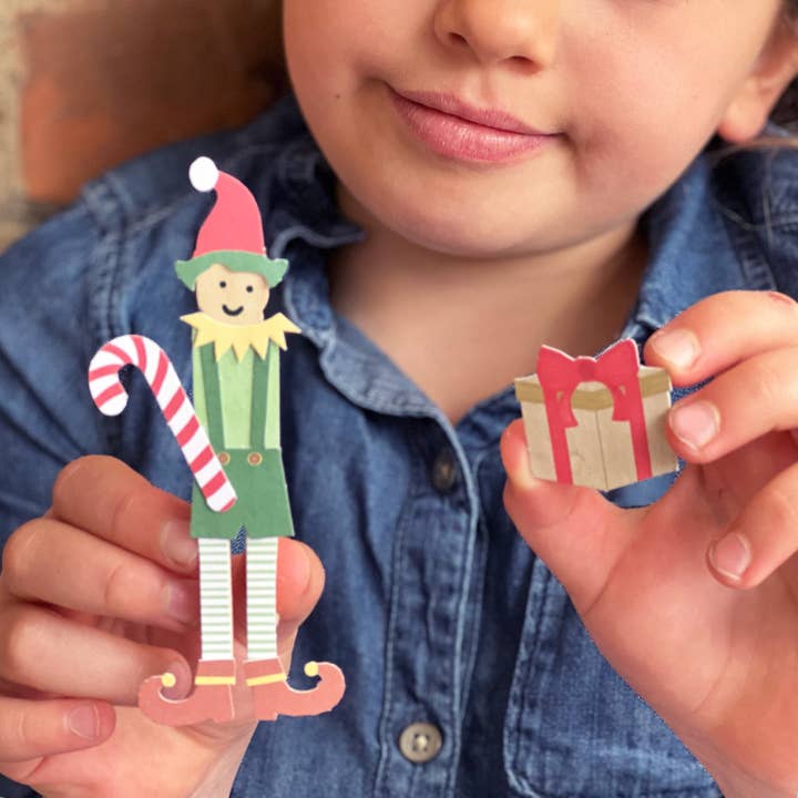 Cotton Twist - Wholesale DIY Craft Kit - Kids - Make Your Own Elf Peg Doll