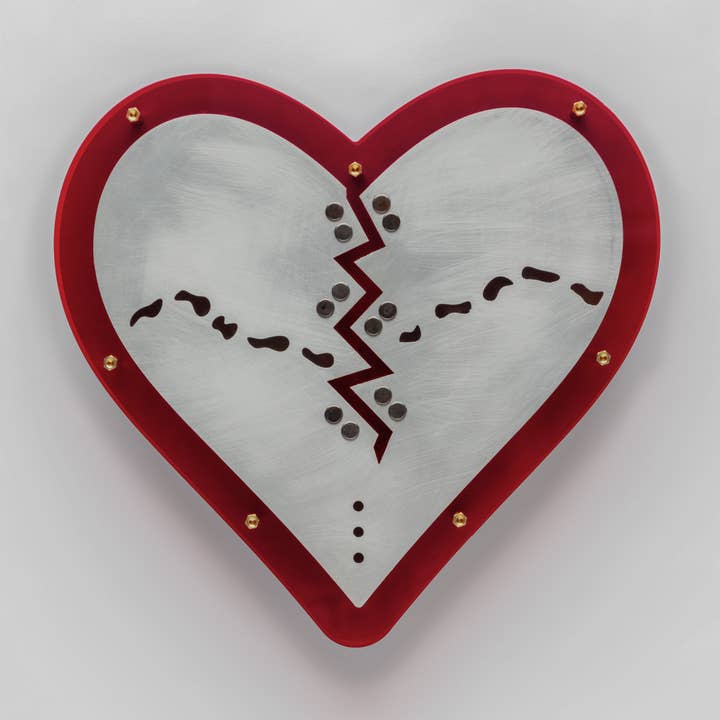 cracked not broken heart for wholesale by Angela Ridgway