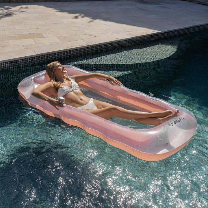 Flamingueo – wholesale Beach accessories – Wavy pink grid float14
