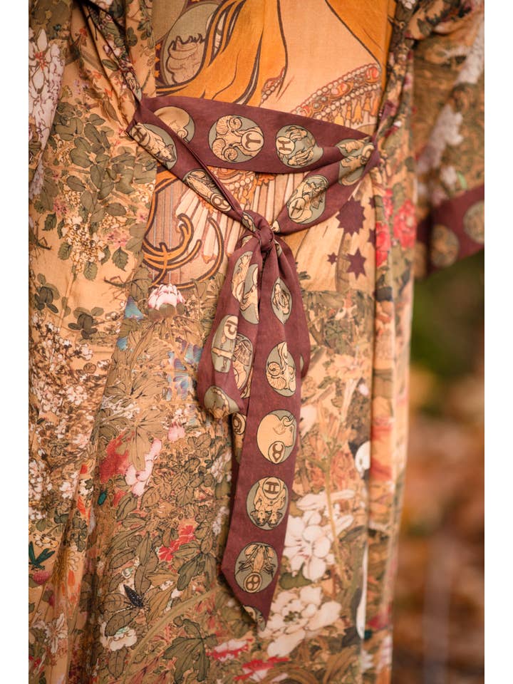 Market of Stars (USA) - Wholesale Kimono - Women's - Dream Weaver Opera Duster Kimono Robe w/ Zodiac Signs9