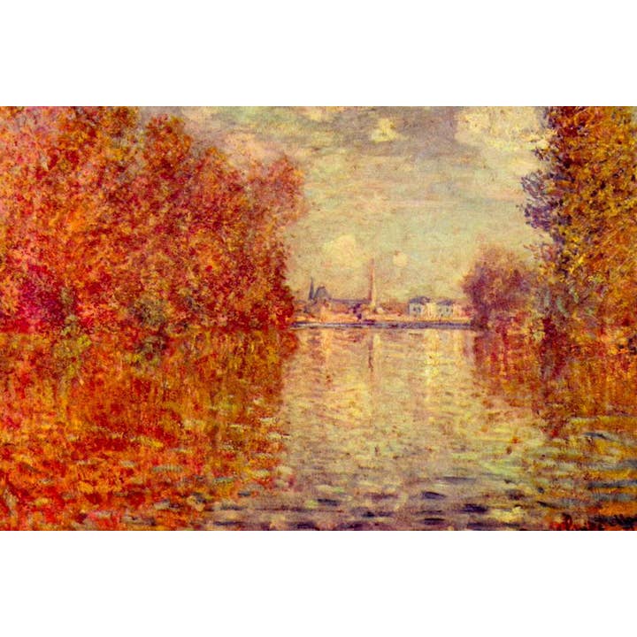 Claude Monet Autumn Effect At Argenteuil Poster 36x24 for wholesale by Gotham Gifts