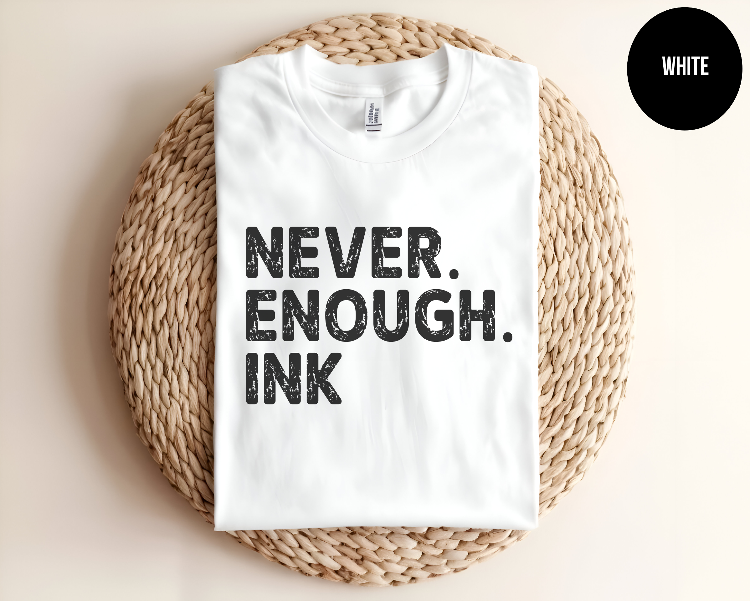 The Shirt Republic - Wholesale Screen Printed T-Shirt - Women's - Never. Enough. Ink.0