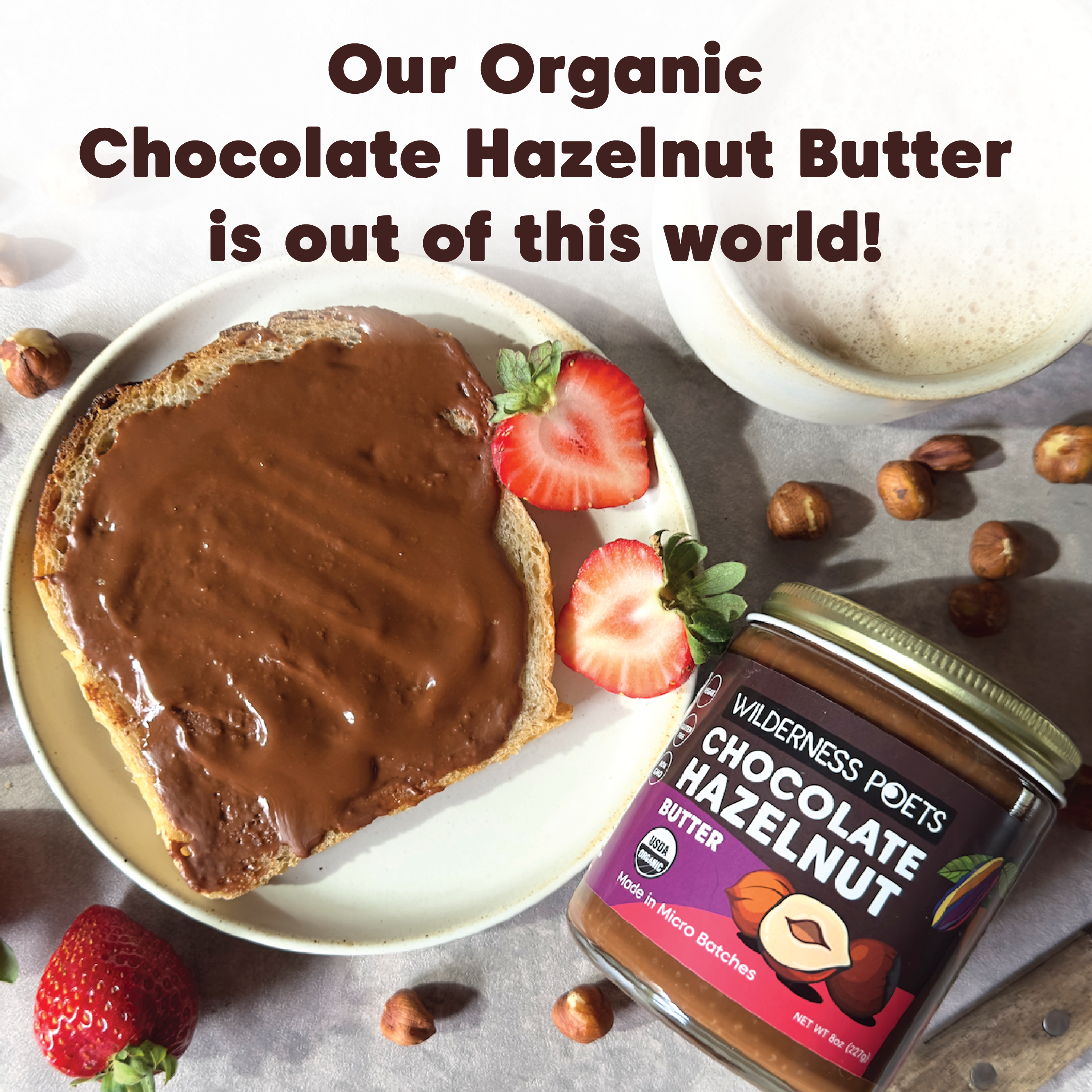 Wilderness Poets - Wholesale Nut Butter - Organic Chocolate Hazelnut Butter7
