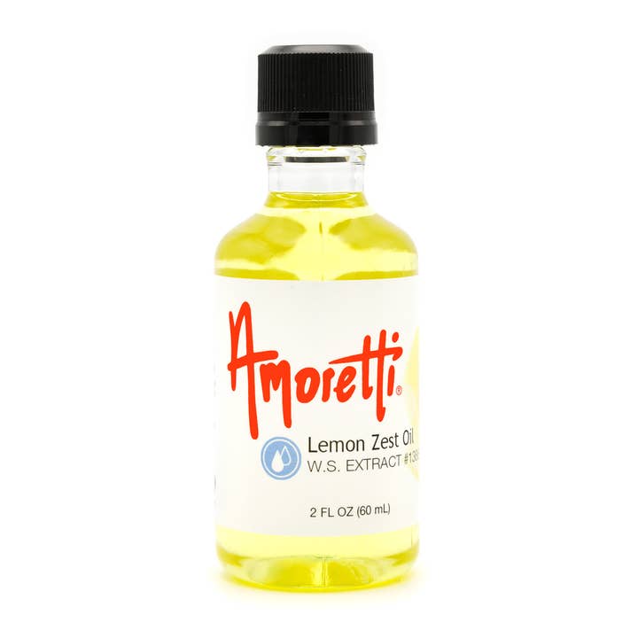 Amoretti - Wholesale Vanilla/Fruit Extract - Lemon Zest Oil Extract Water Soluble