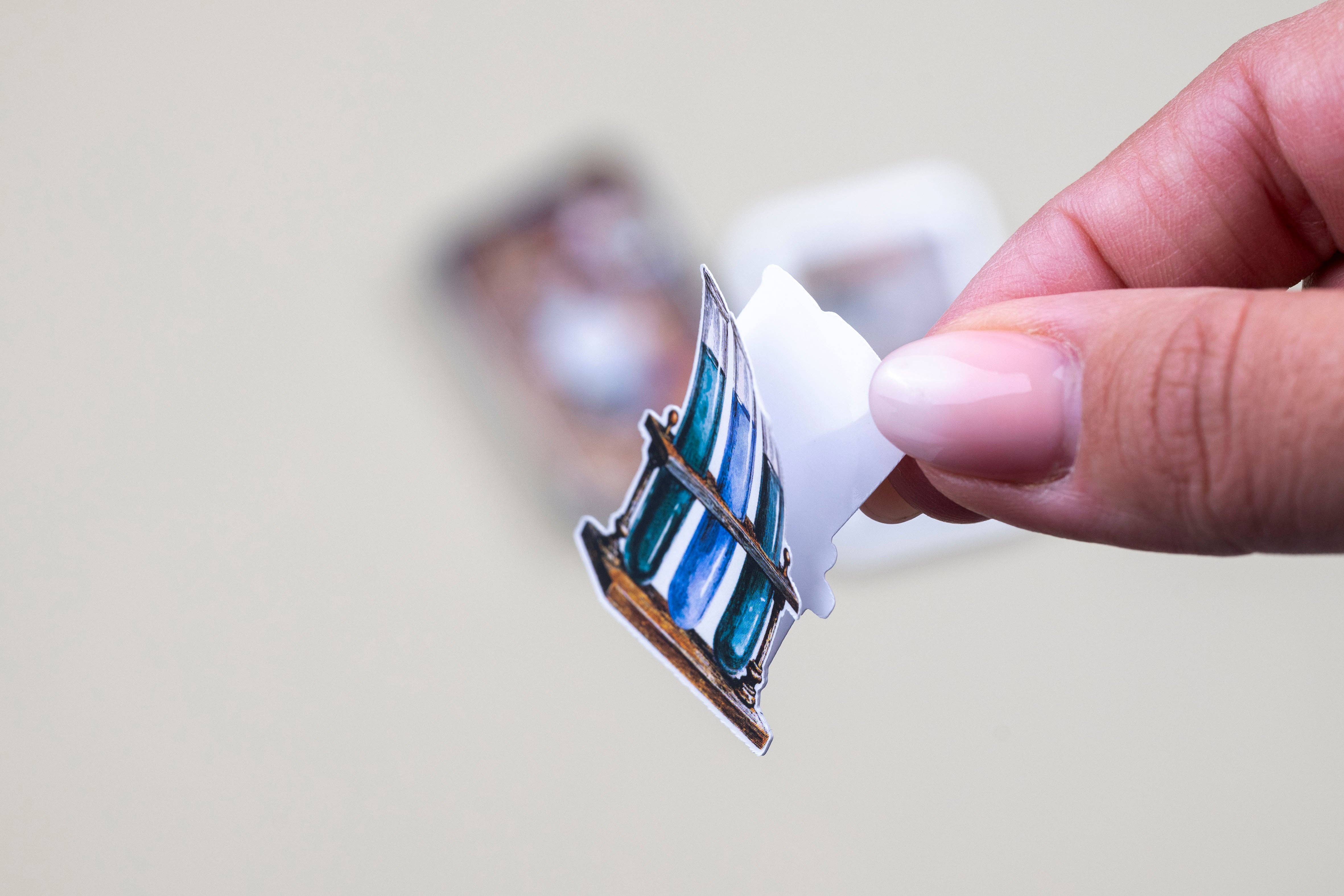 CoraCreaCrafts - Vente Autocollant - Boîte en métal avec autocollants d'alchimiste1