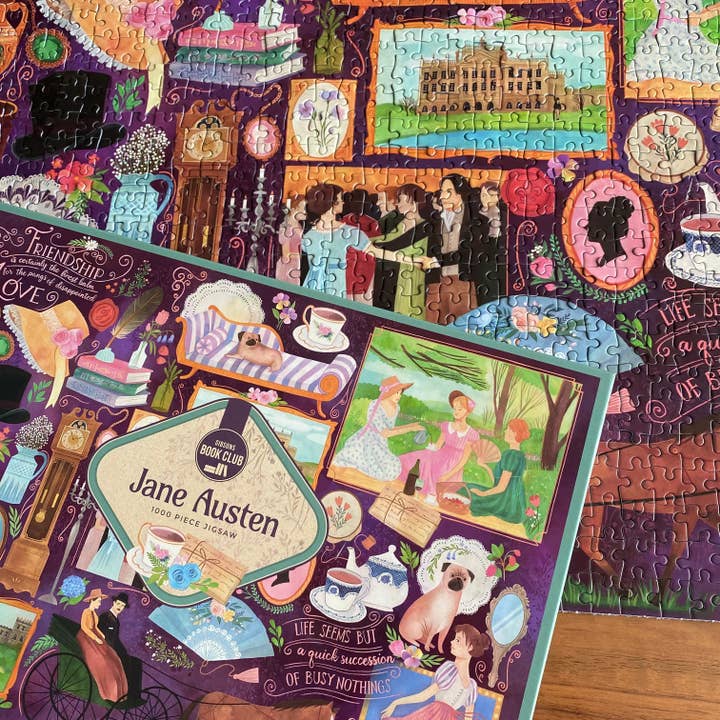 Gibsons Games Inc - Wholesale Puzzle - Adult - Book Club: Jane Austen 1000 Piece Jigsaw Puzzle