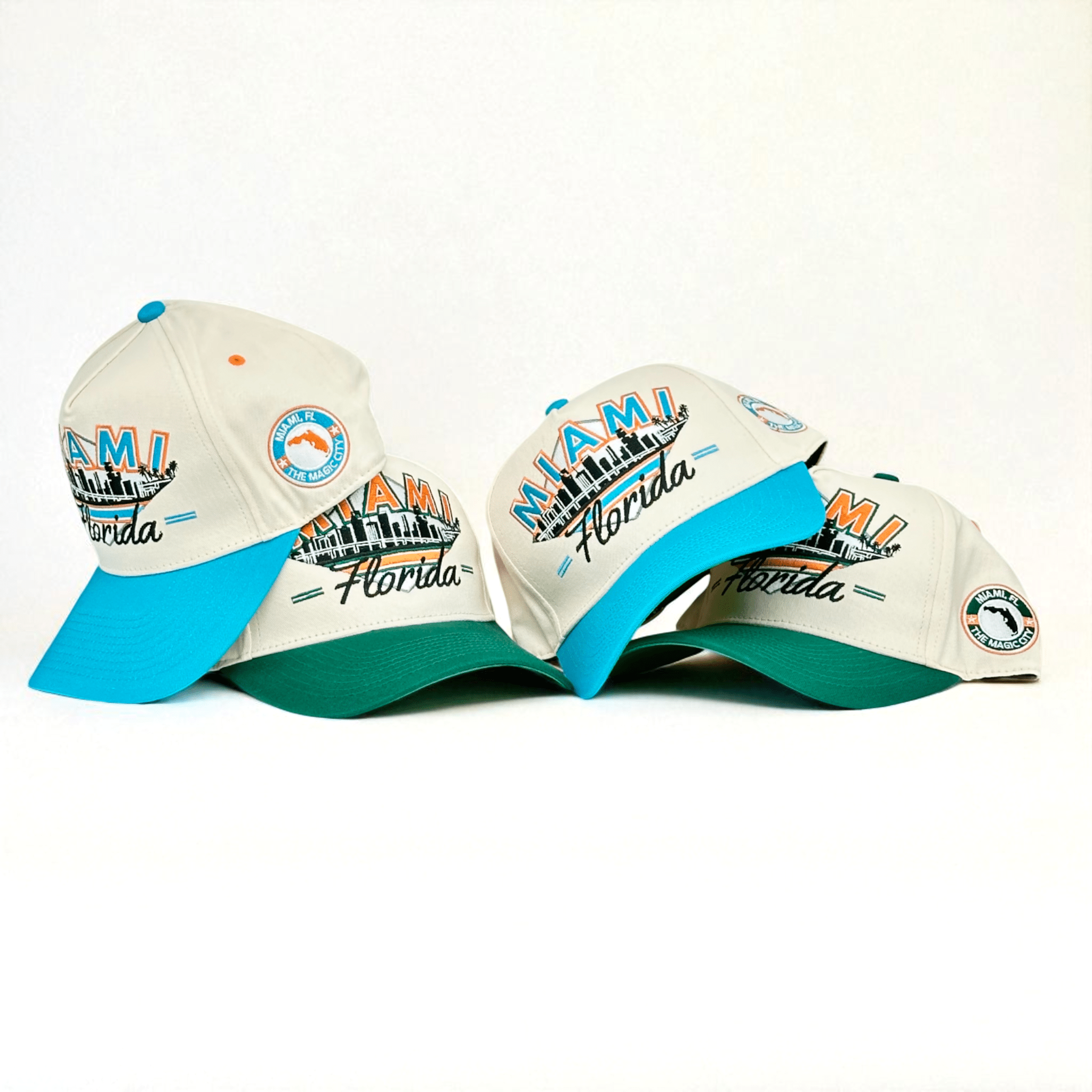 Shells Vintage Hat Co. – wholesale Baseball cap – Unisex – Miami Snapback - The Marino5
