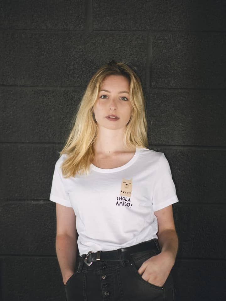 Camiseta de Algodão Orgânico por atacado de Alpaga Le Monde