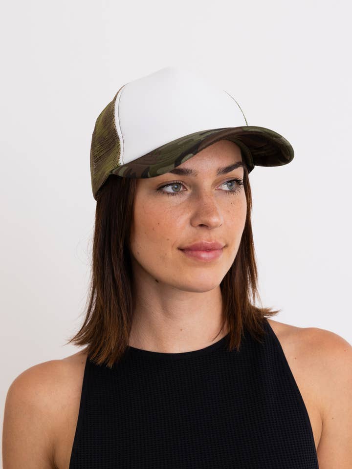 ๐ช Ultimate Camouflage Mesh Back Trucker Hat for wholesale by Leto Accessories