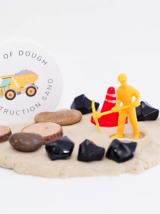 Construction Sensory Jar for wholesale by Art of Dough