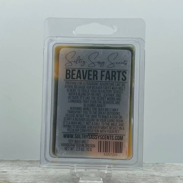 Beaver Farts - Soy Wax Melt for wholesale by Sultry Sassy Scents