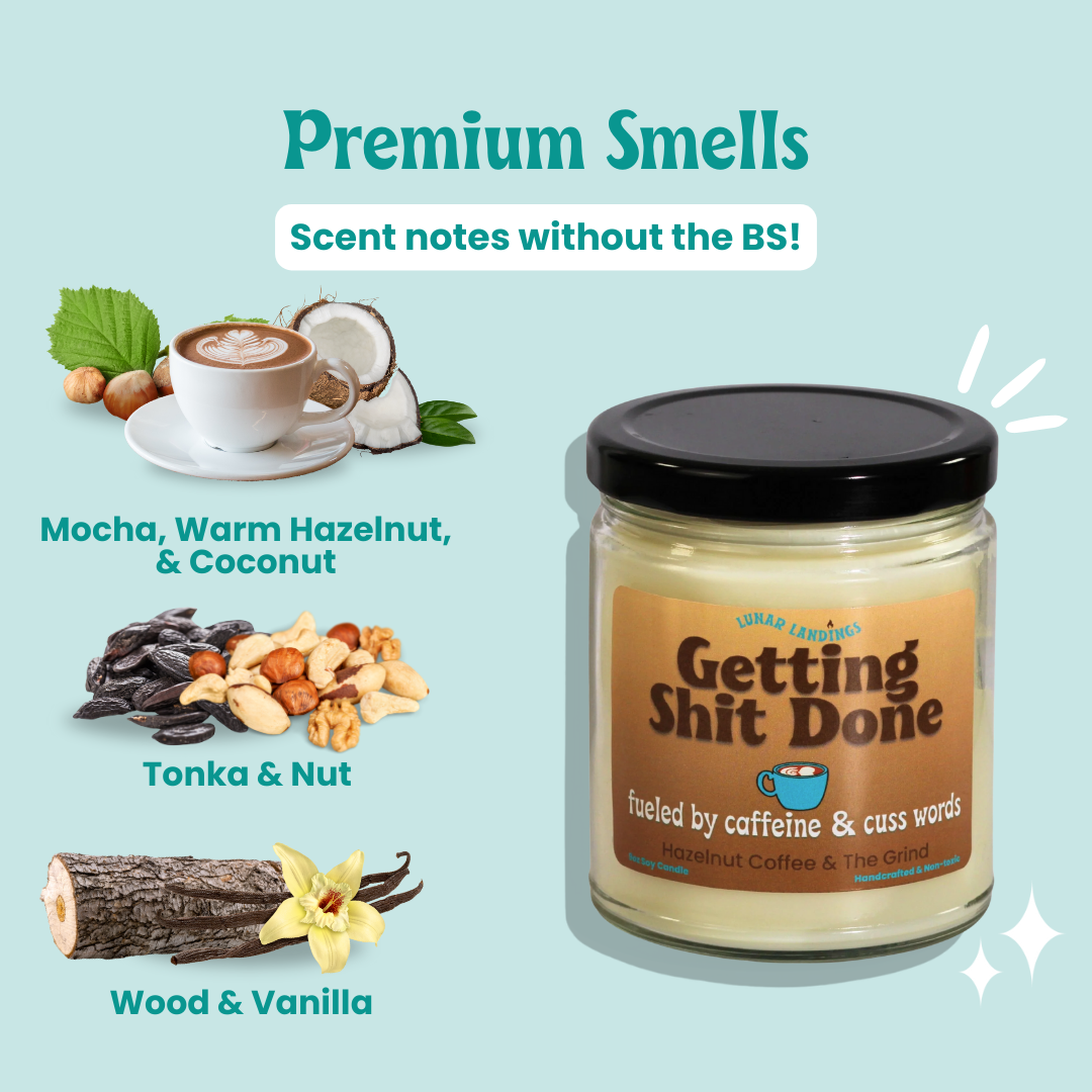 Lunar Landings – Engroshandel Glaslys – Hasselnød Kaffe Soy Candle1