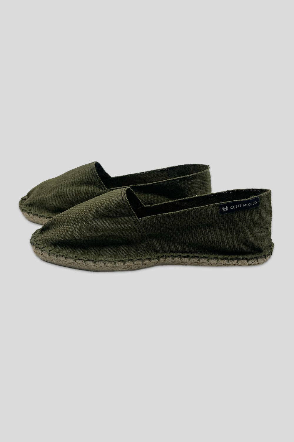 Custi Mikelo: Men's Clothing & Christmas Gifts - Wholesale Slides - Men's - Green espadrille1