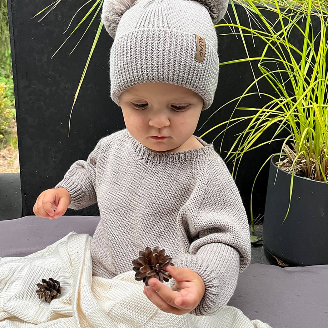 ALIAP – wholesale Tröja - Baby – Tröja i merinoull - klassisk enkelstickning 2010W5