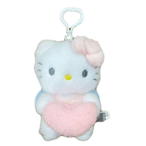 SANRIO CURLY HEART ANGEL BACKPACK KEYCHAIN - HELLO KITTY for wholesale by BCZShop