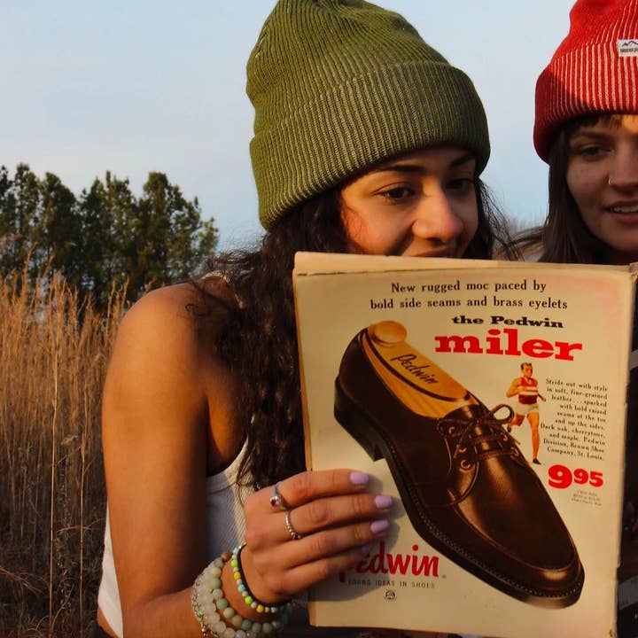 Beaten Path Co - Wholesale Beanie - Women's - OLIVE WOOL BEANIE4