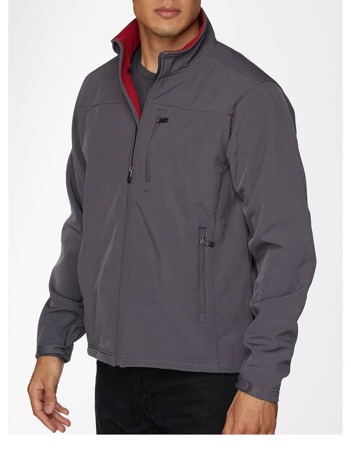 Rodeo Clothing - Wholesale Jacket – Men's - Men's high-quality soft shell bonded jacket with contrast6