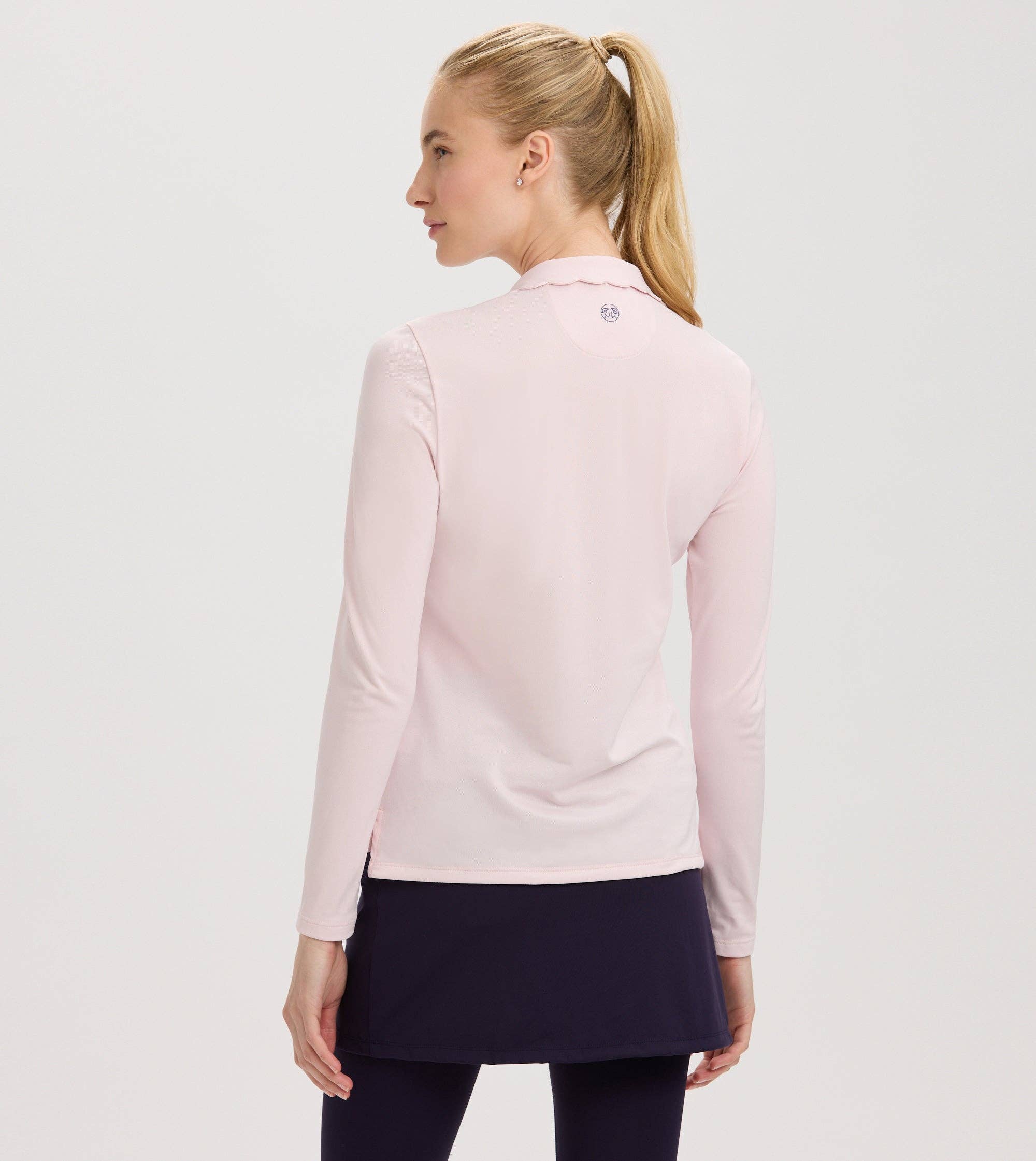 RNWK - Wholesale Polo - Women's - Scallop Collar Long Sleeve Polo4