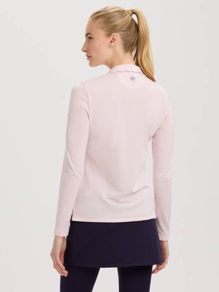 RNWK - Wholesale Polo - Women's - Scallop Collar Long Sleeve Polo4