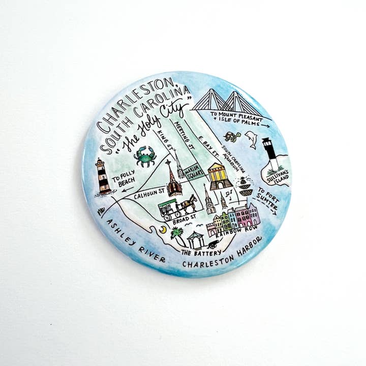 Natty Michelle Paperie - Wholesale Magnet - Charleston, South Carolina Magnets