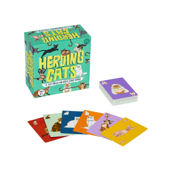 Clarendon Games USA - Wholesale Card Game - Herding Cats! Card-Grabbing and Snatching Family Game
