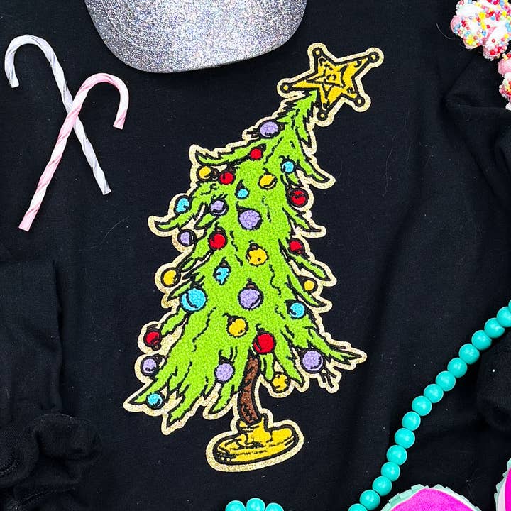 Trendy Transfers - Wholesale Patch - Chenille Colorful Tree Patch0