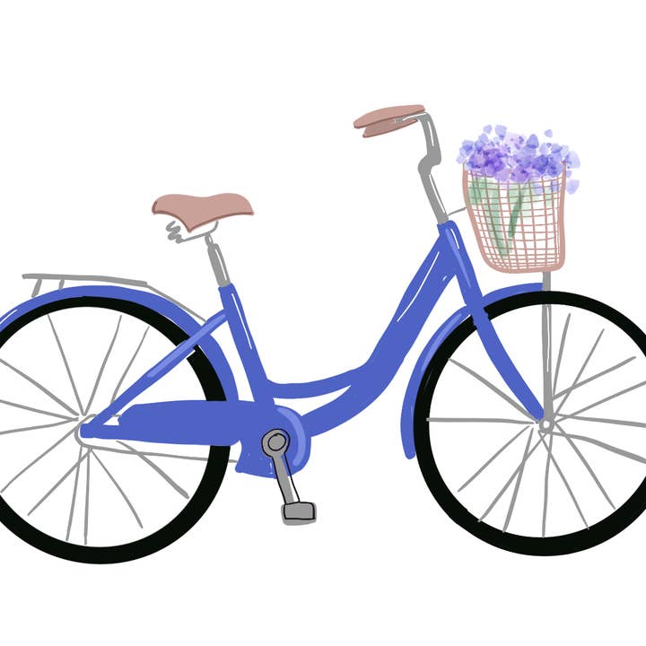 Vélo de plage cruiser pour la vente par Tiny Ink Boston