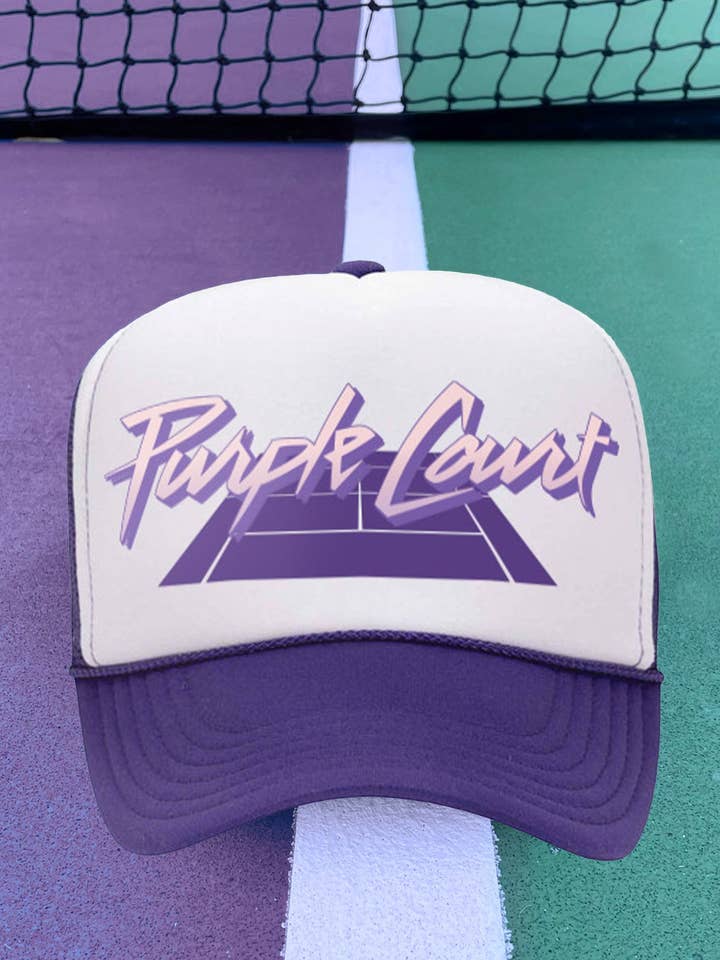 Purple Court Trucker Hat! for wholesale by Ace the Moon