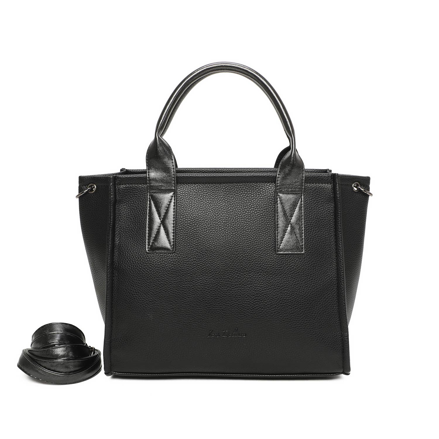 INES DELAURE – wholesale Bärkasse - Dam – Tvåfärgade tygväskor8