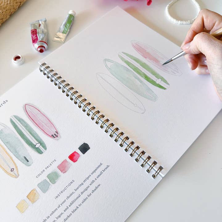emily lex studio - Wholesale - tropical watercolor workbook