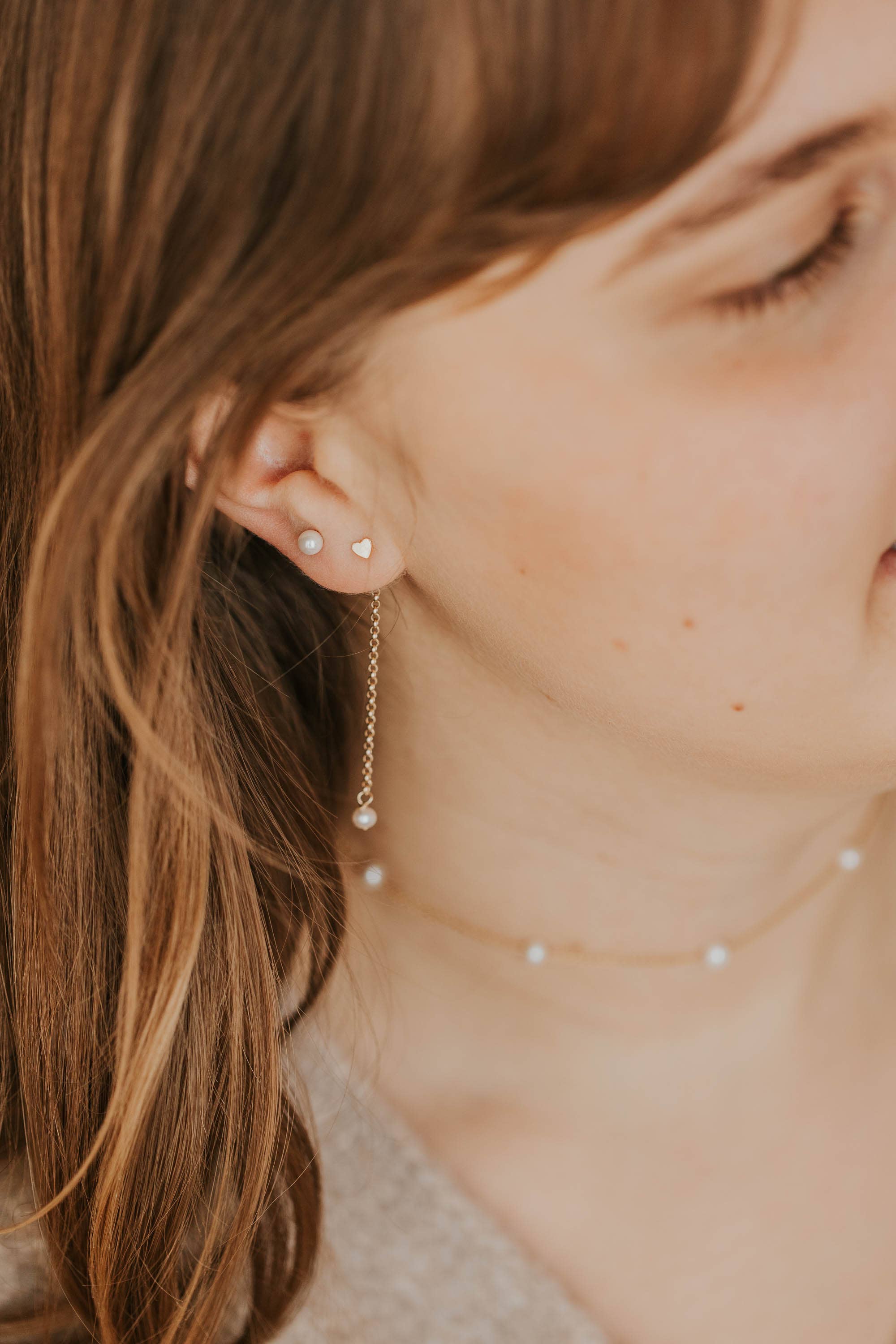 Hello Adorn – Großhandel Ohrstecker – Kleine Herzstecker | 14kt Goldfüllung + Sterlingsilber4