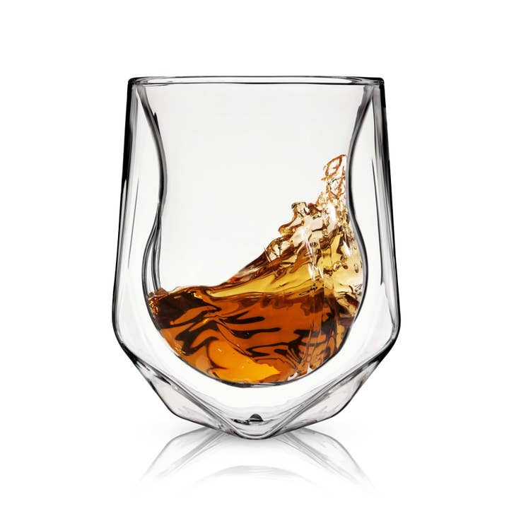Viski - Wholesale Cocktail/Liquor Glass - Alchemiâ„¢ Double Walled Aerating Whiskey Tasting Glass