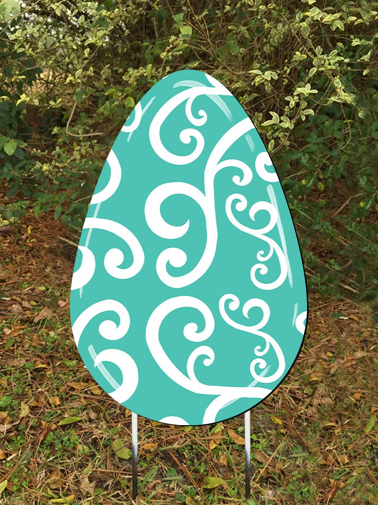 Steel Southern Designs - Wholesale Door Hanger - Outdoor Metal Art Egg28