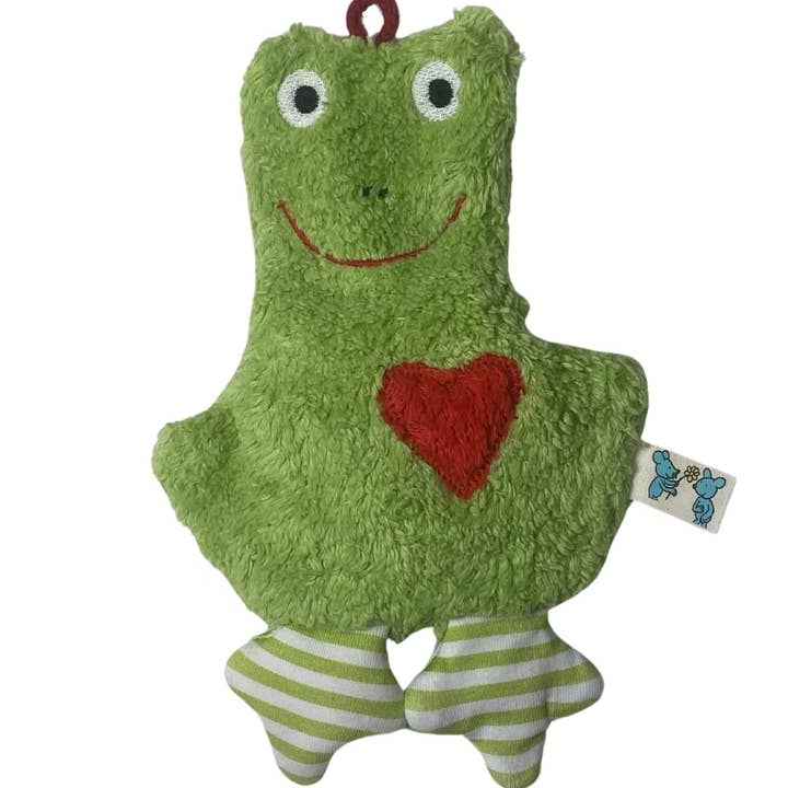 Organic eco children mini pillow “frog”/FKM-5 for wholesale by Pat & Patty