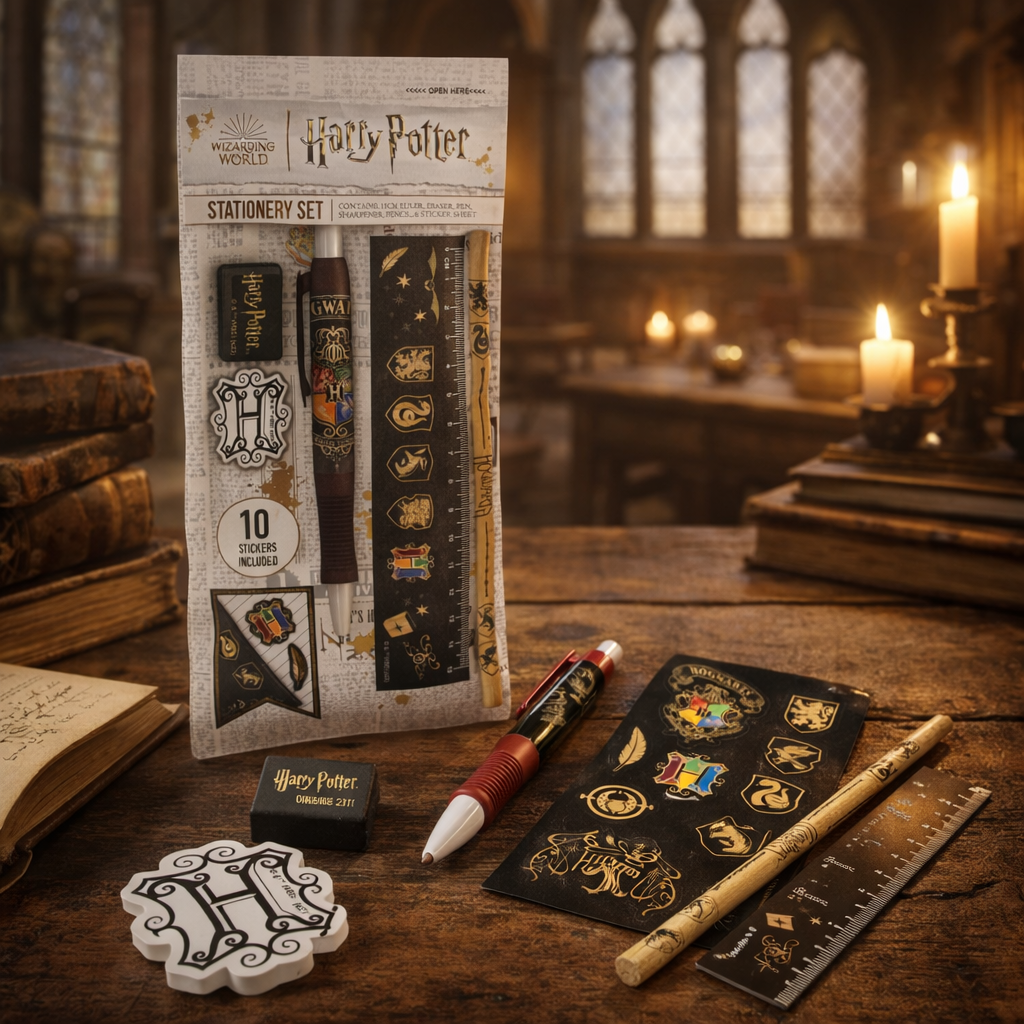 Mad Monkey GmbH - Wholesale Stationery/Notecard Set - Harry Potter Stationery Set 6-Piece0