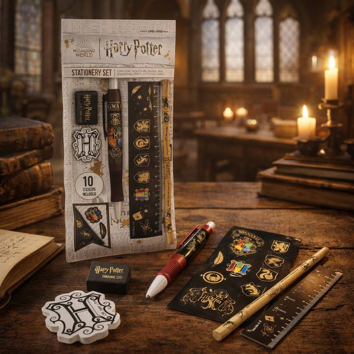 Mad Monkey GmbH - Wholesale Stationery/Notecard Set - Harry Potter Stationery Set 6-Piece