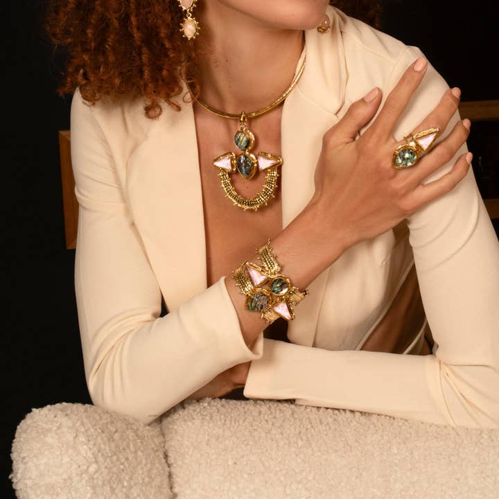 NIIKI PARIS - Wholesale Cuff bracelet - Caledonia - NCB956 women's cuff2