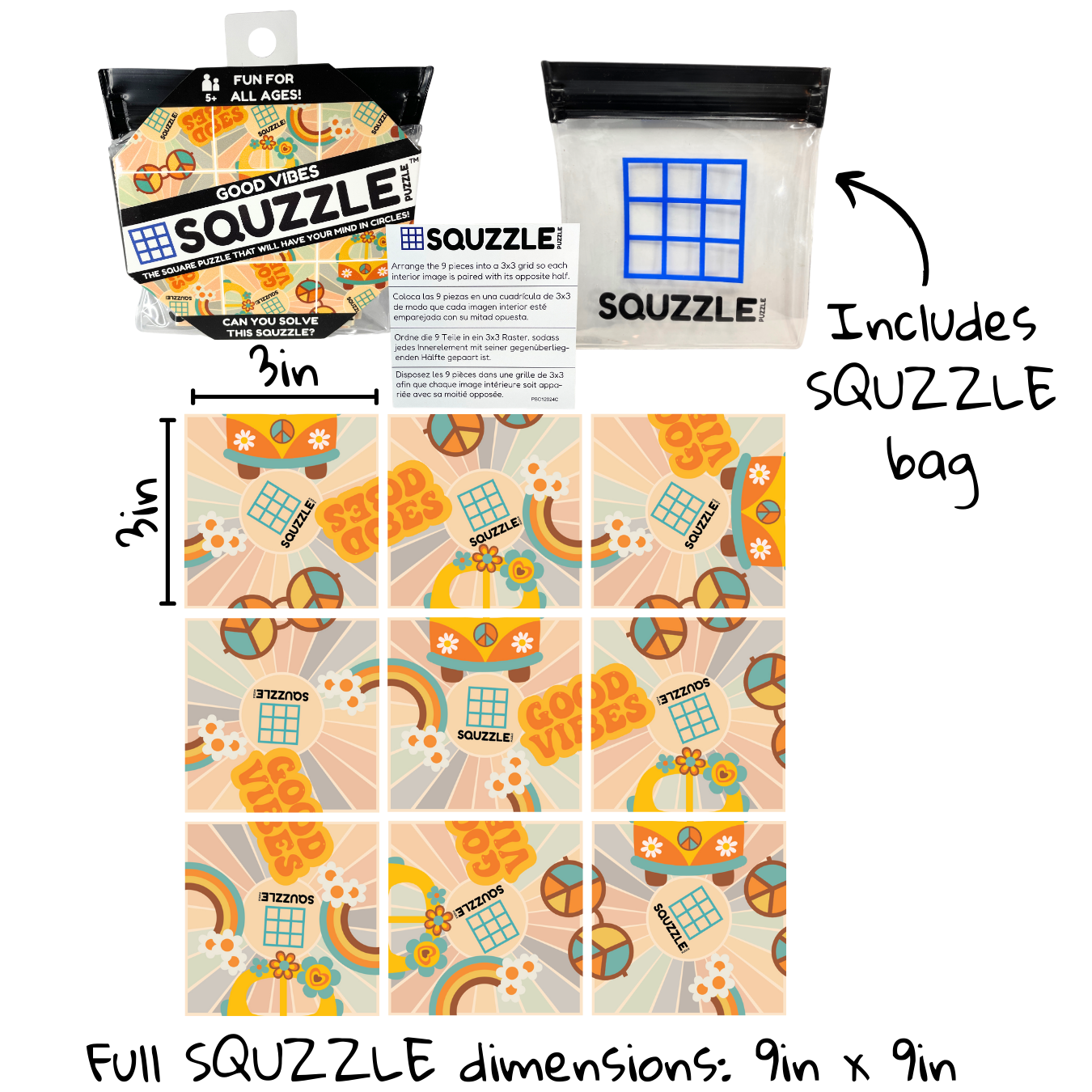 Fun Squared Games - Wholesale Puzzle - Kids - "Kid Picks" Squzzle Variety Pack (12 units)7