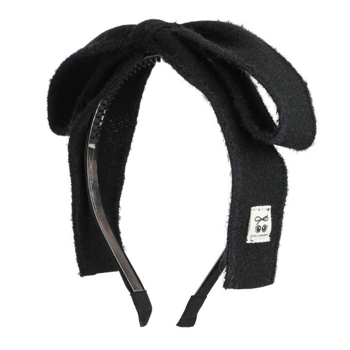 Bandeau en laine avec nœud en ruban pour la vente par Heirlooms New York