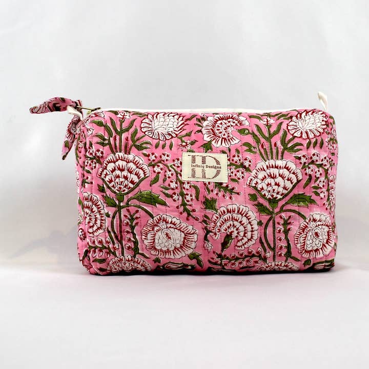 Toiletry Bag - Rani Garden for wholesale by Infiniq Designs
