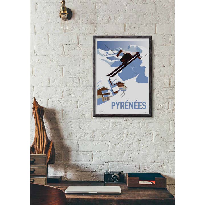 Sergeant Paper – Engroshandel Kunsttryk – Clémi - Pyrenées - Ski - Sportskunsttryk3