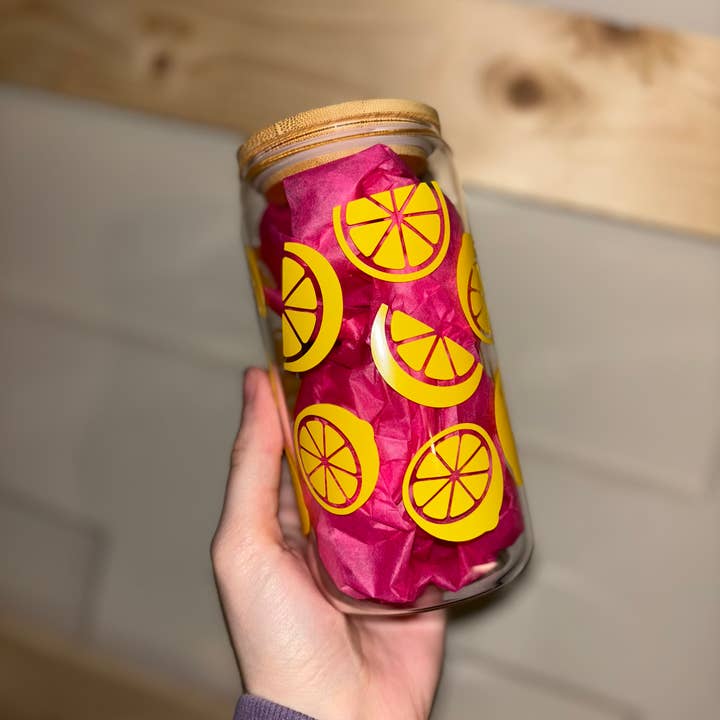 Lemon Glass Cup for wholesale by Gaetz Workshop