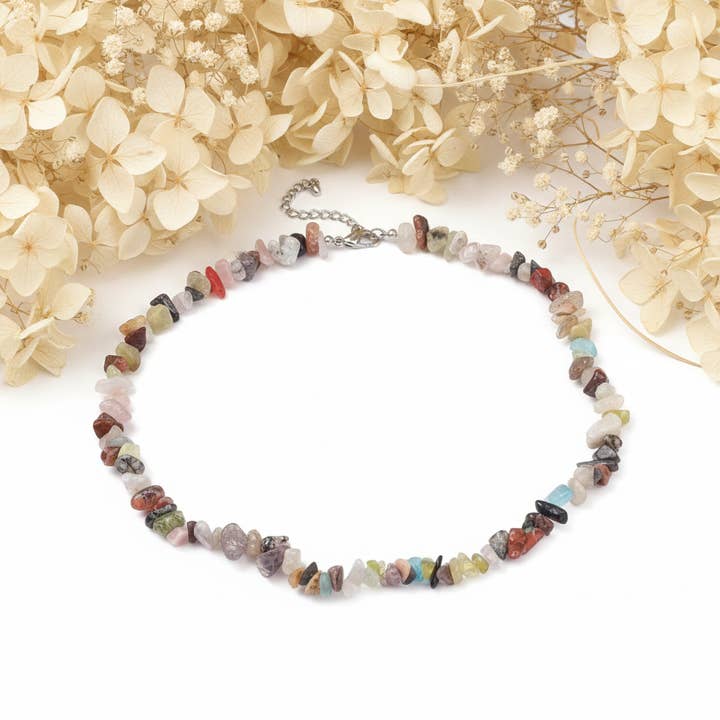 Various Stones Necklace for wholesale by Produtos Namasté